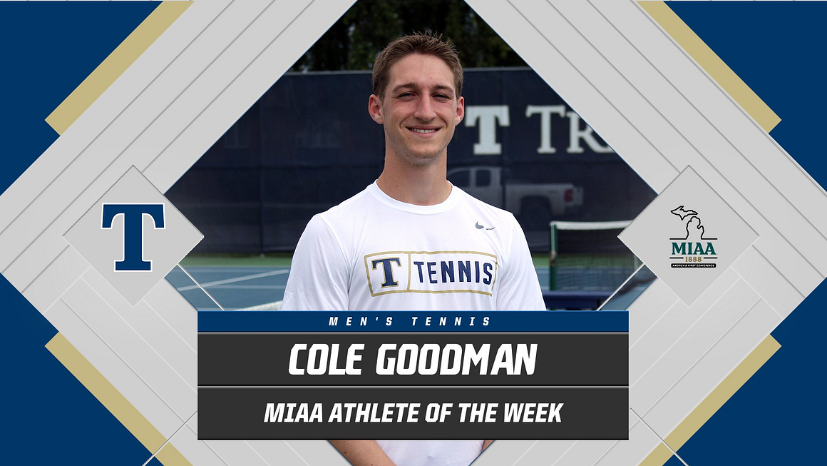 Goodman Named MIAA Men's Tennis Athlete of the Week