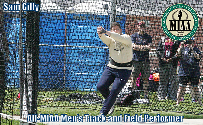 Gilly Named to All-MIAA Men's Track and Field Team
