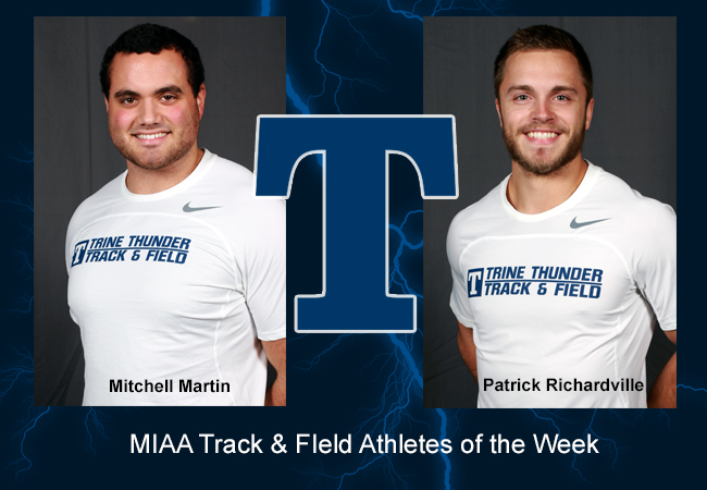 Richardville, Martin Named MIAA Track Athletes of the Week
