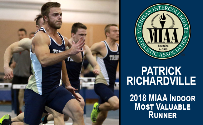 Richardville Named MIAA Indoor Track Most Valuable Runner