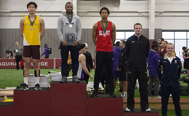 Men's Track Places Second at MIAA Indoor Championships