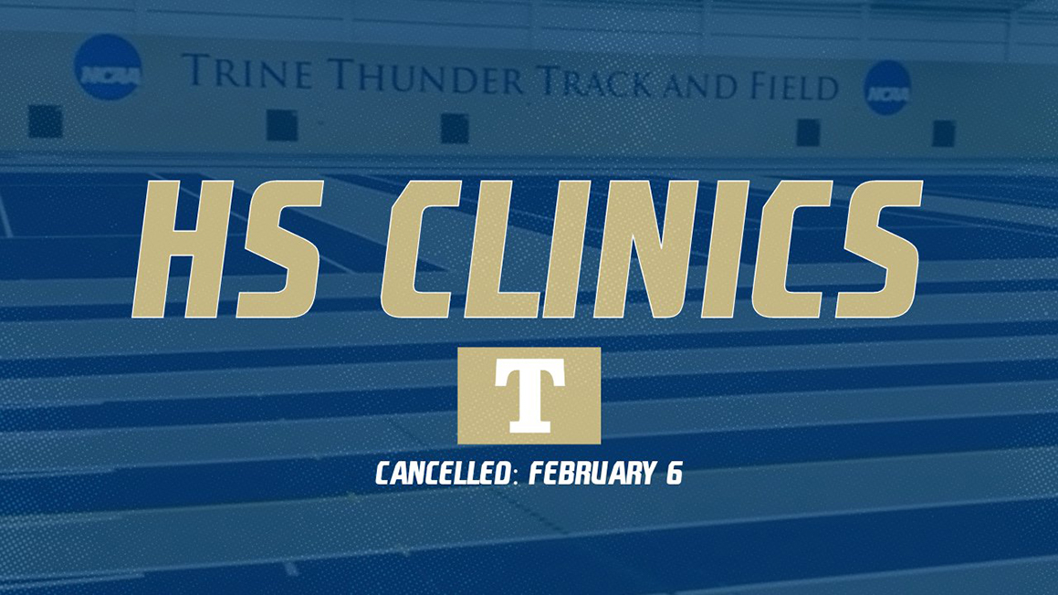 February 6 Track & Field Clinic Cancelled