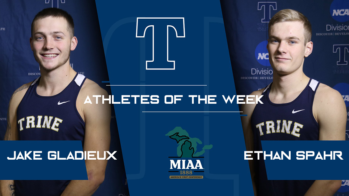 Gladieux and Spahr Sweep MIAA Men's Track and Field Athletes of the Week