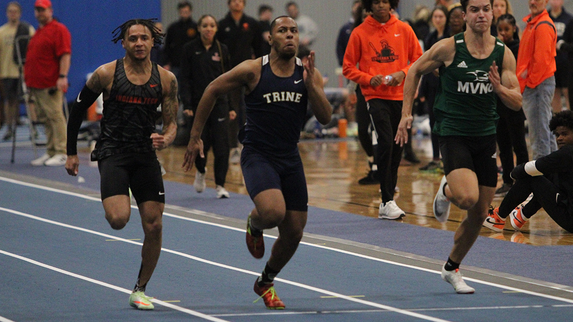 Trine Hits the Track at Indiana Tech