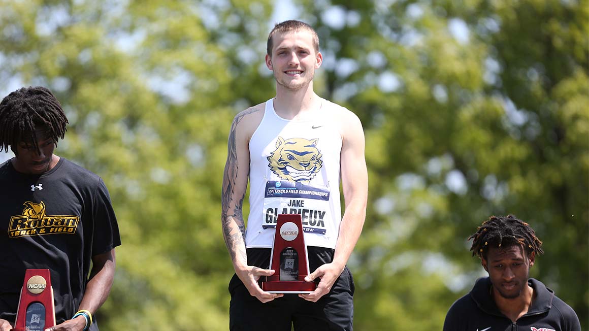 Jake Gladieux Earns All-American Honors in Two Events Saturday