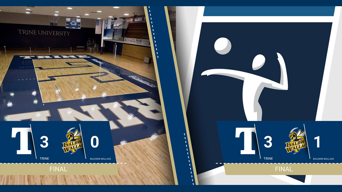 Trine Men's Volleyball Sweeps Doubleheader Against BW