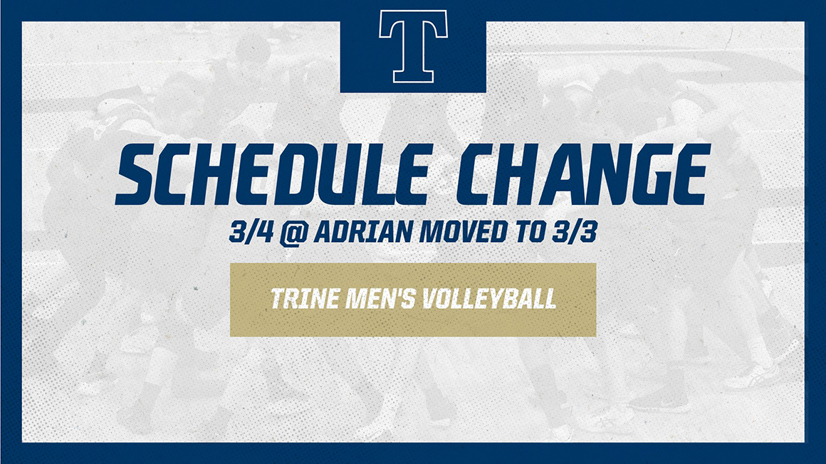 Trine at Adrian Rescheduled for Thursday, March 3
