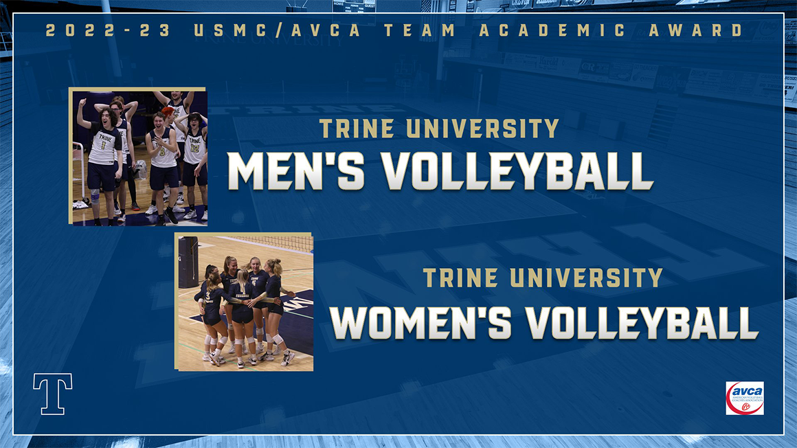 Trine Men's and Women's Volleyball Programs Receive USMC/AVCA Team Academic Award