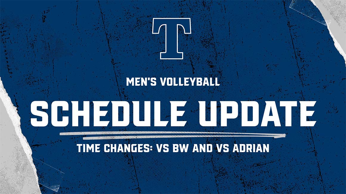 Men's Volleyball Home Matches Change Start Times