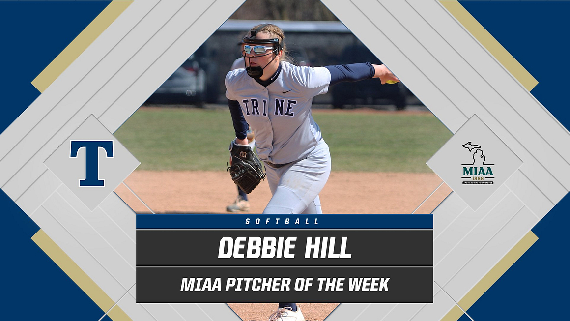Hill Named MIAA Pitcher of the Week