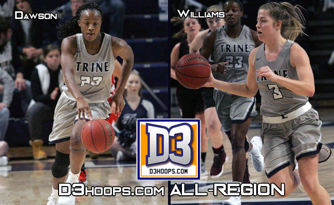 Dawson and Williams Named D3hoops.com All-Great Lakes Region