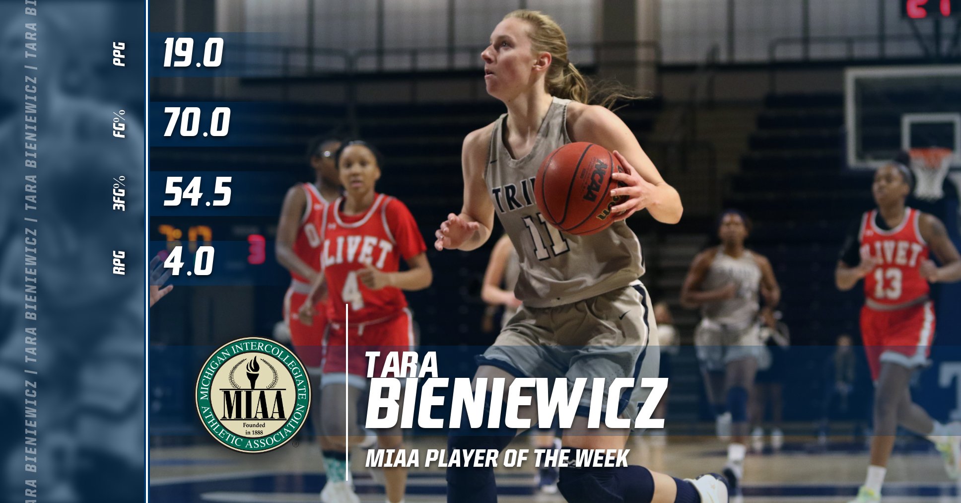 Bieniewicz Named MIAA Player of the Week