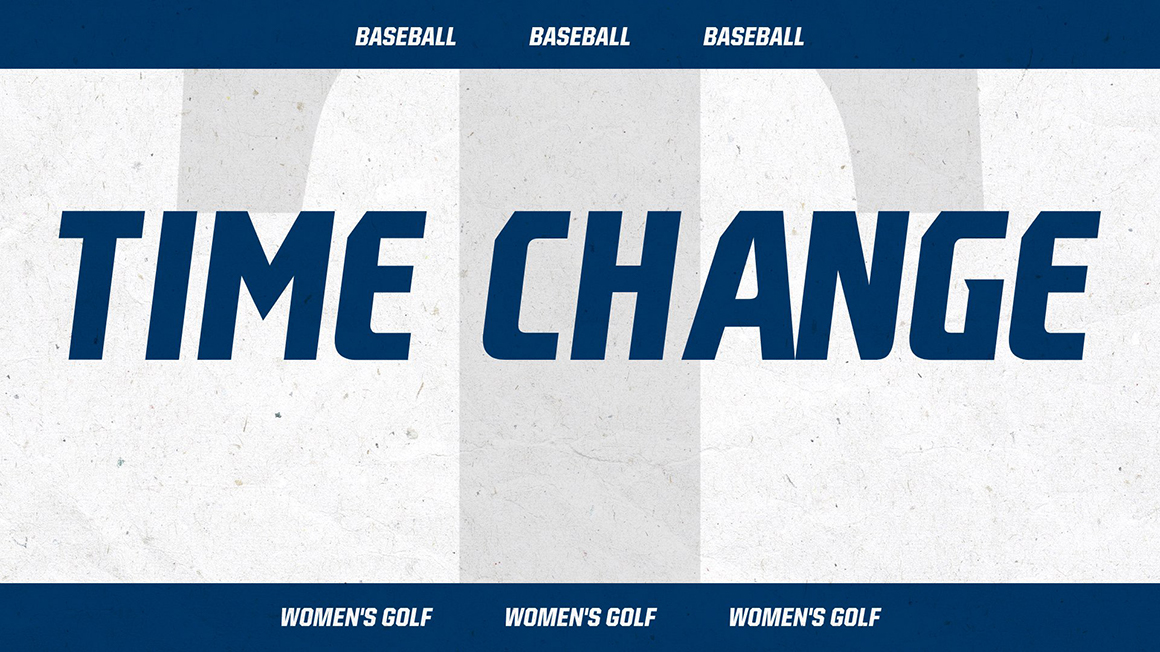 Start Times Moved Up for Baseball and Women's Golf