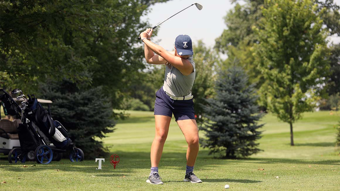 Trine Eighth After First Round in the Kyle Campbell Memorial