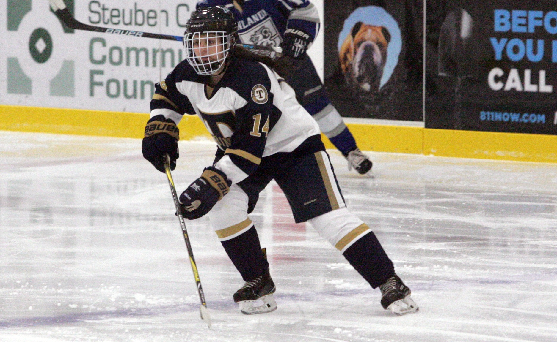 Isaacson Records First Hat Trick in 8-2 Victory