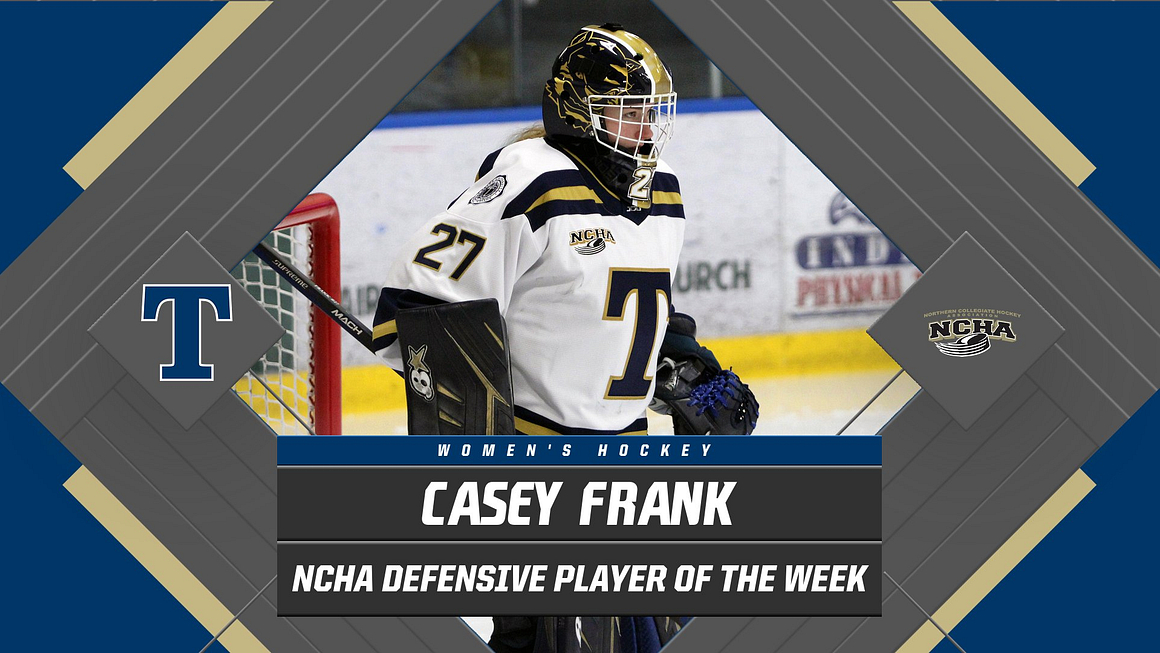 Frank Named NCHA Player of the Week After Team's First Wins