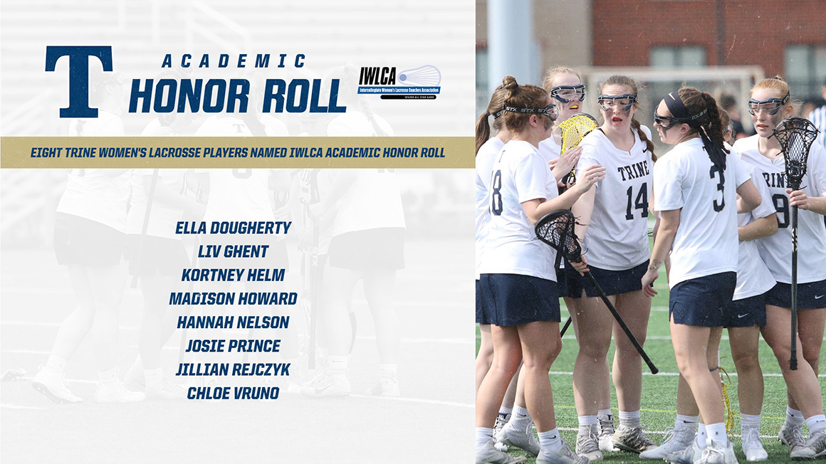 Eight Trine Women's Lacrosse Players Named IWLCA Academic Honor Roll