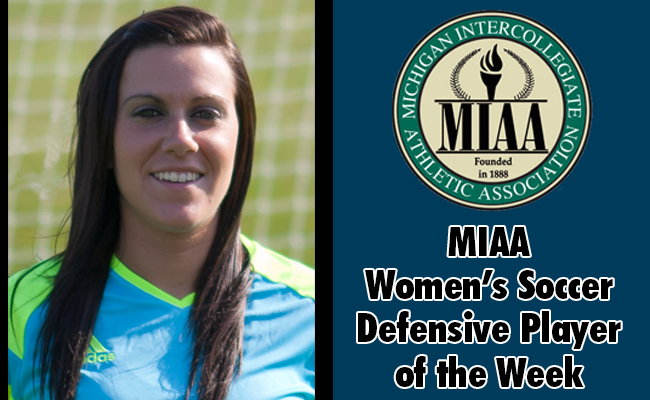 Reed Named MIAA Defensive Player of the Week
