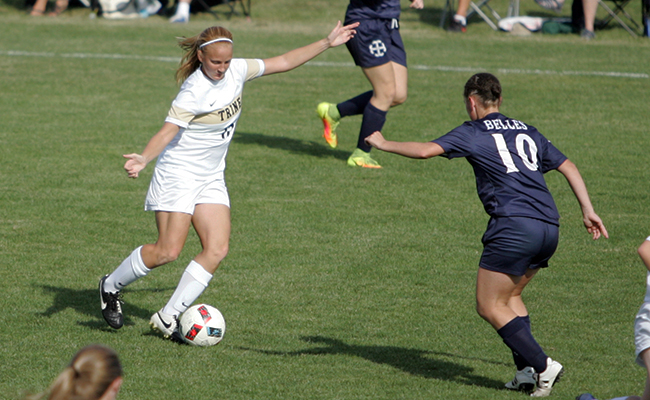 Trine Shuts Out Saint Mary's for First Victory