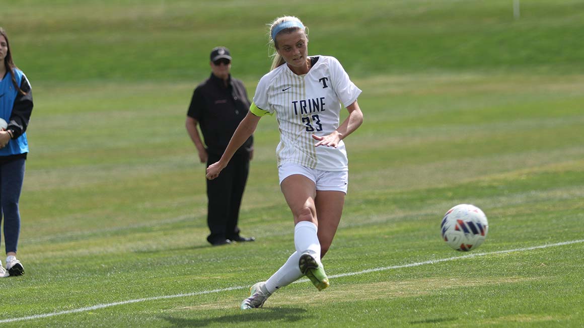 Trine Draws with Denison After Clutch Score in the 85th Minute