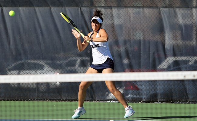 Women's Tennis Remains Unbeaten with 5-4 Victory