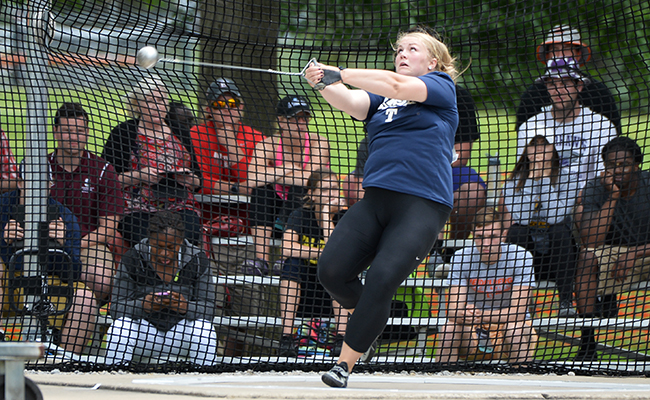Eck Moves into Second in Nation in Hammer Throw