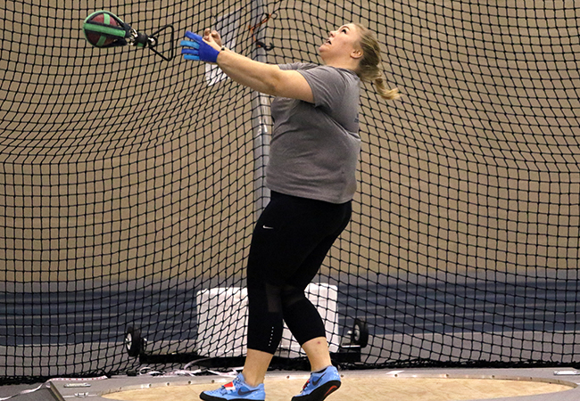 Members of Women's Track Team Compete at Oiler Open