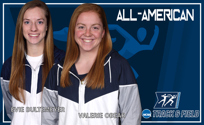 Bultemeyer and Obear Named All-American in Indoor Track & Field