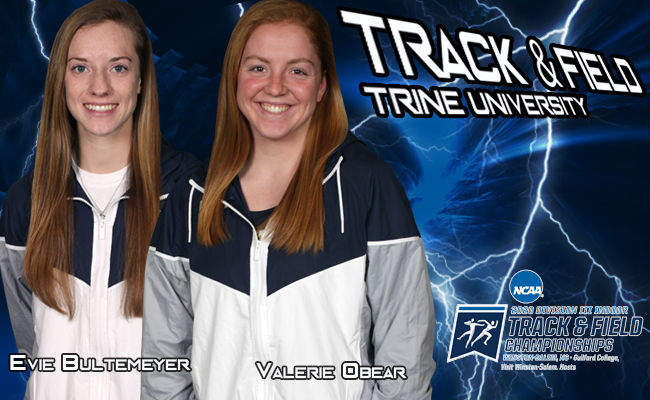 Bultemeyer and Obear Qualify for Indoor Nationals