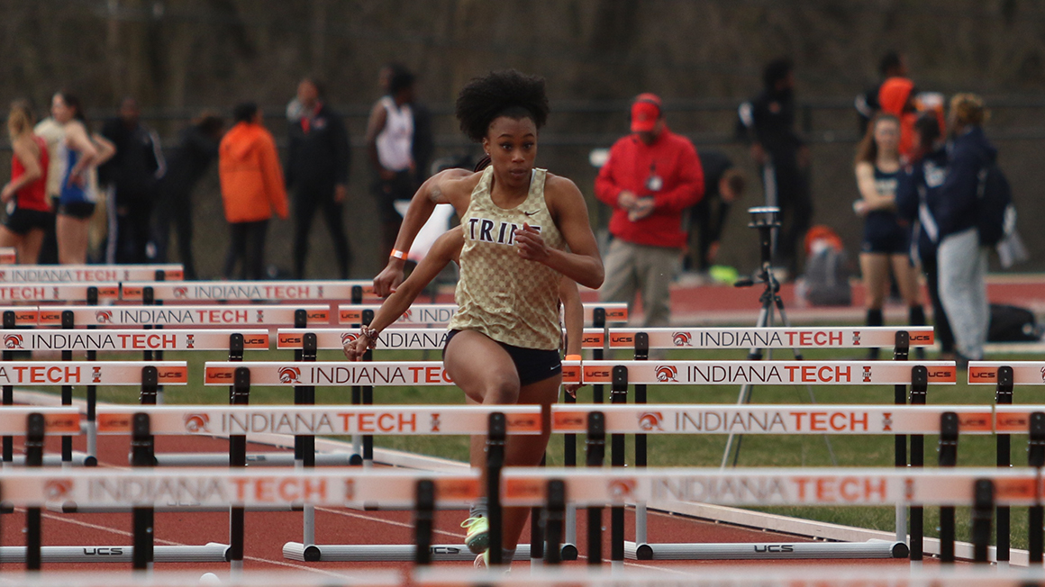 Three School Records Go Down on Saturday for Trine Women's Track and Field
