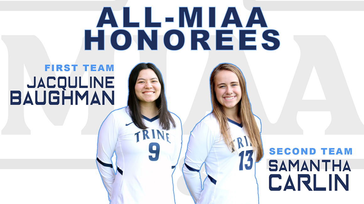 Baughman and Carlin Named All-MIAA for Women's Volleyball