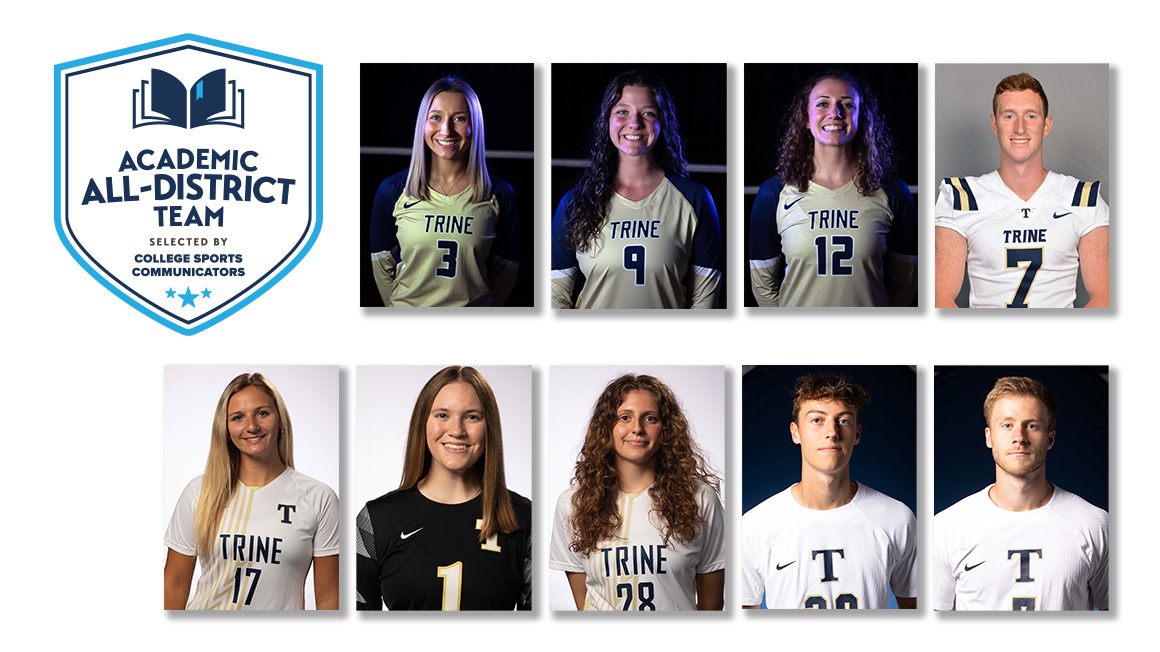 Nine Recognized on Academic All-District Teams