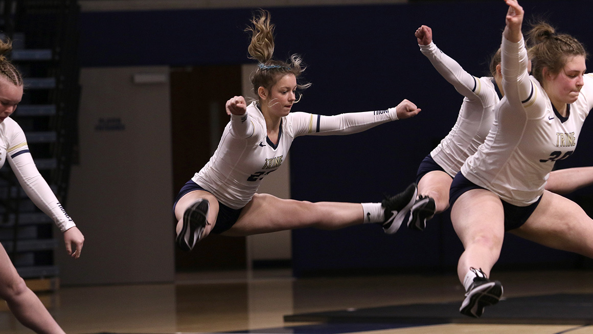 Program Bests for Acrobatics and Tumbling Lead to Lopsided Win