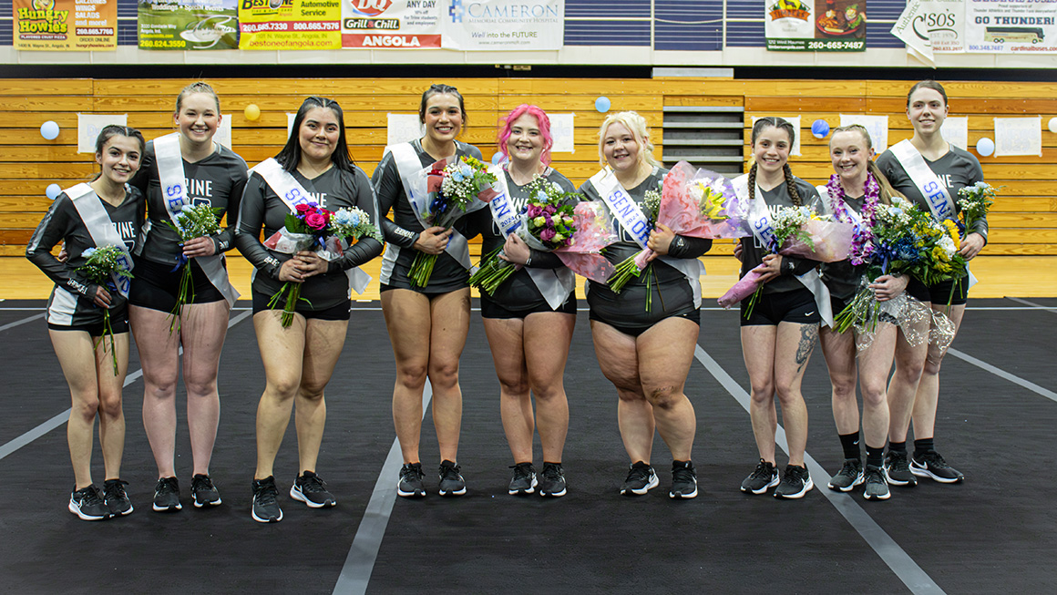 Acro and Tumbling Wins on Senior Day