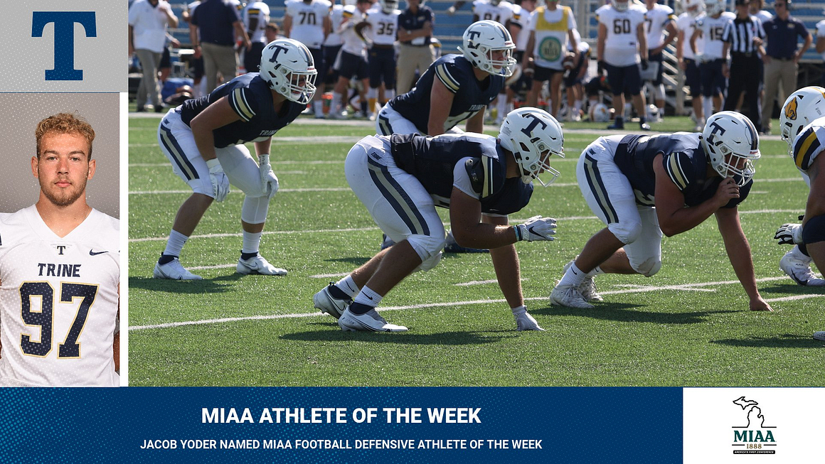 Yoder Named MIAA Athlete of the Week