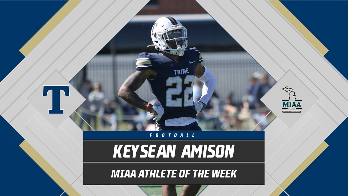 Amison Named MIAA Athlete of the Week