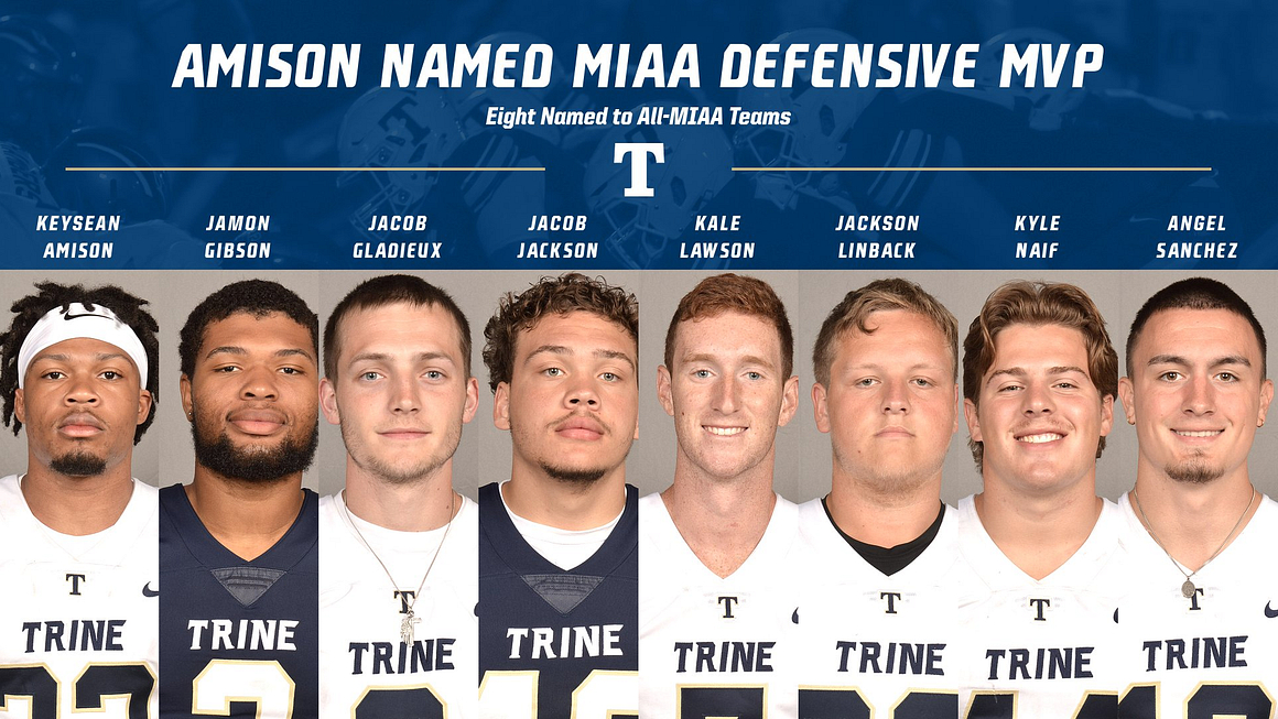Amison Named Defensive MVP; Eight Named to All-MIAA Teams