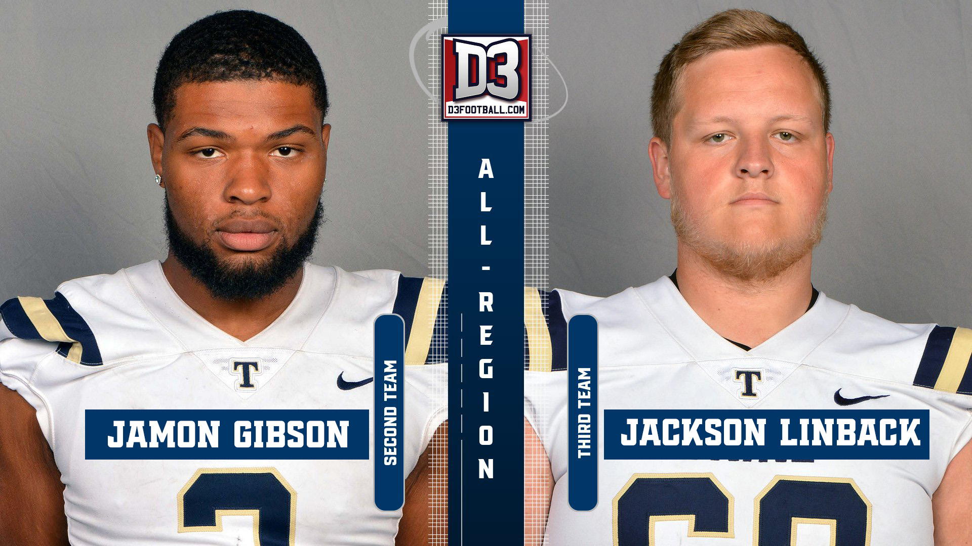 Two Named All-Region by D3football.com