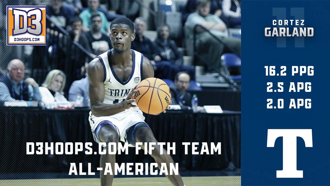 Cortez Garland Secures All-American Status by D3hoops.com