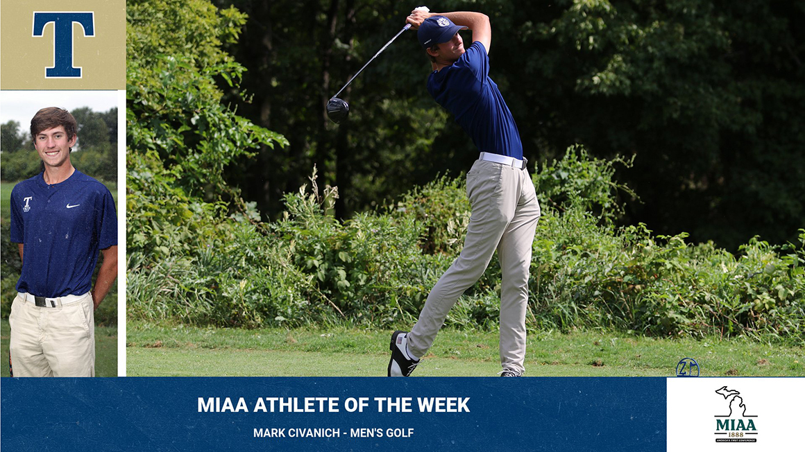 Men's Golf's Mark Civanich Wins MIAA Athlete of the Week