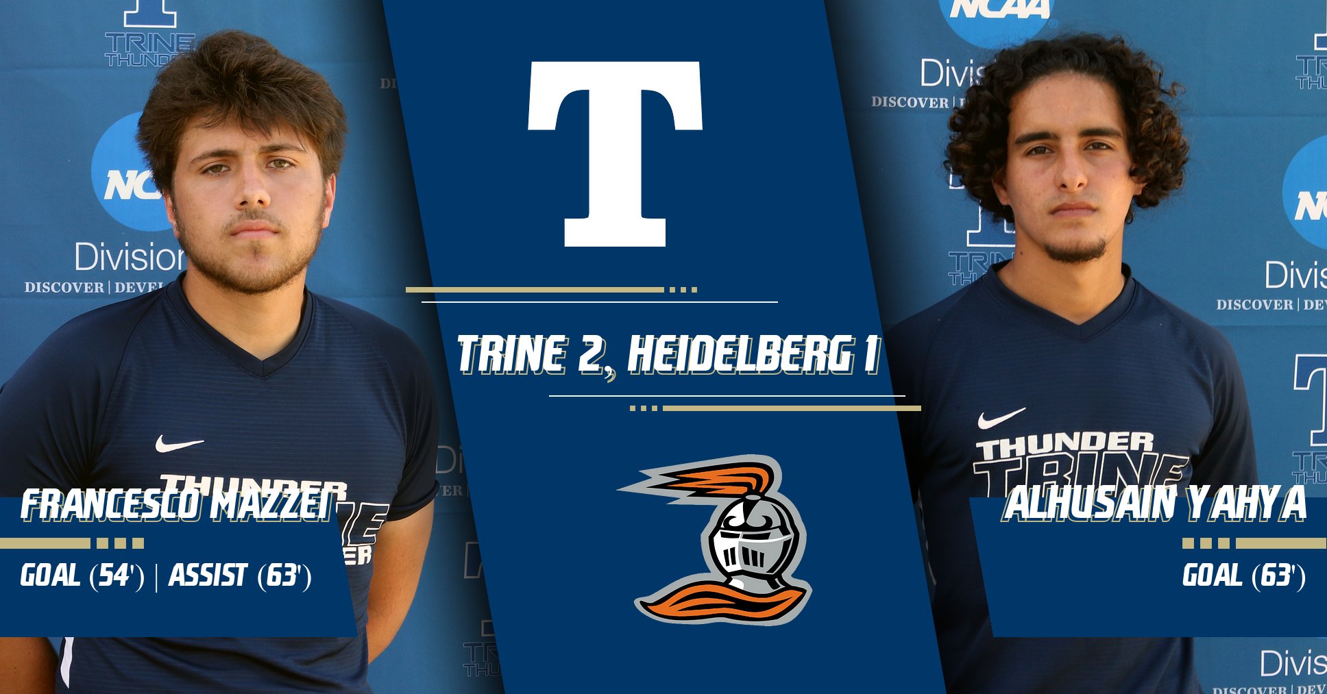 Trine Holds Off Heidelberg 2-1