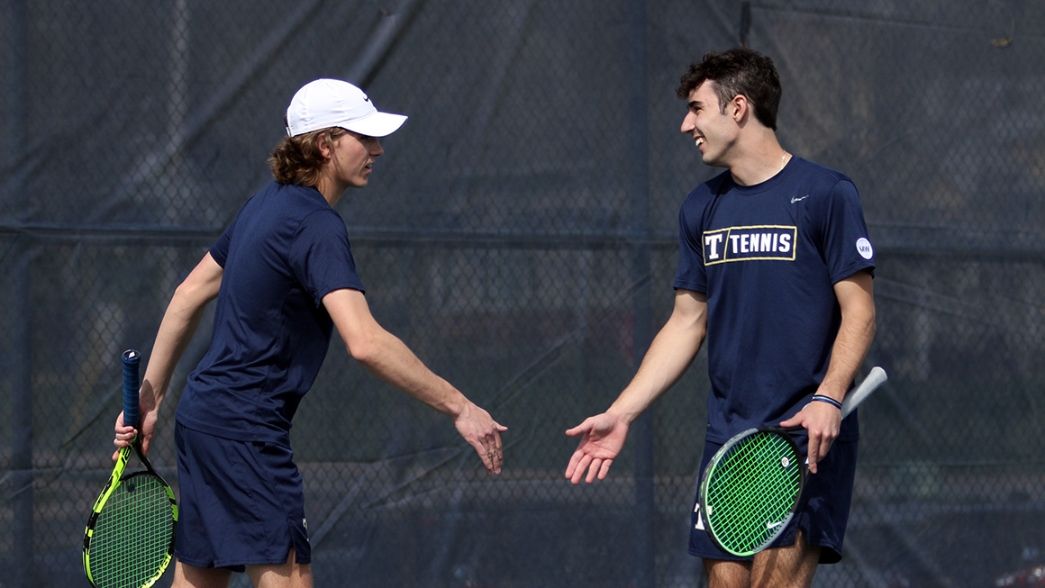 Scots Overmatched by Men's Tennis