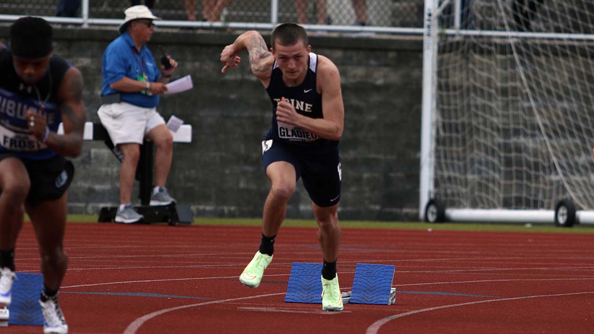 Track and Field Men Top Ten in Two Different Meets Saturday