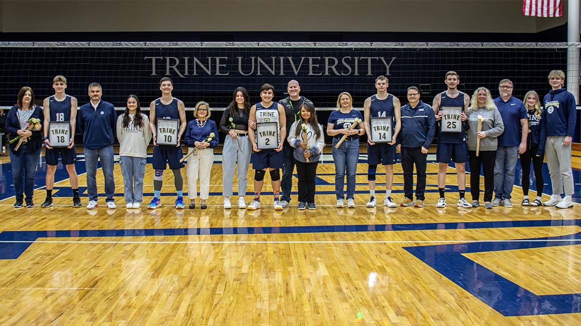 Senior Day Success for Trine Men's Volleyball