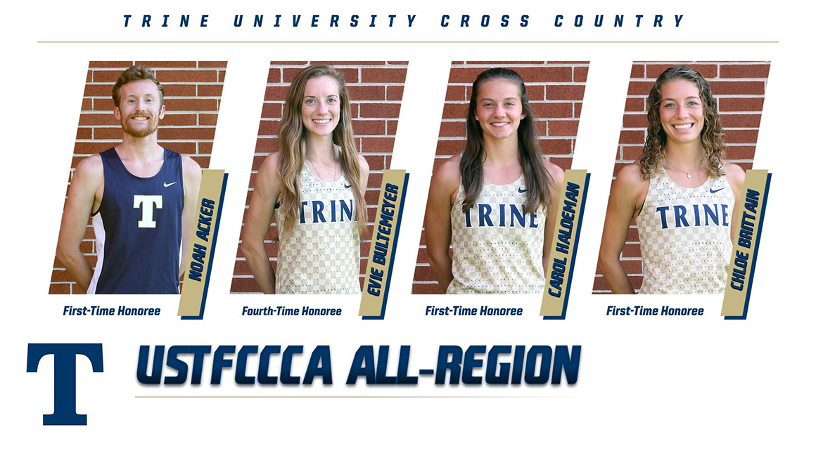Four Trine Cross Country Athletes Named All-Region by USTFCCCA