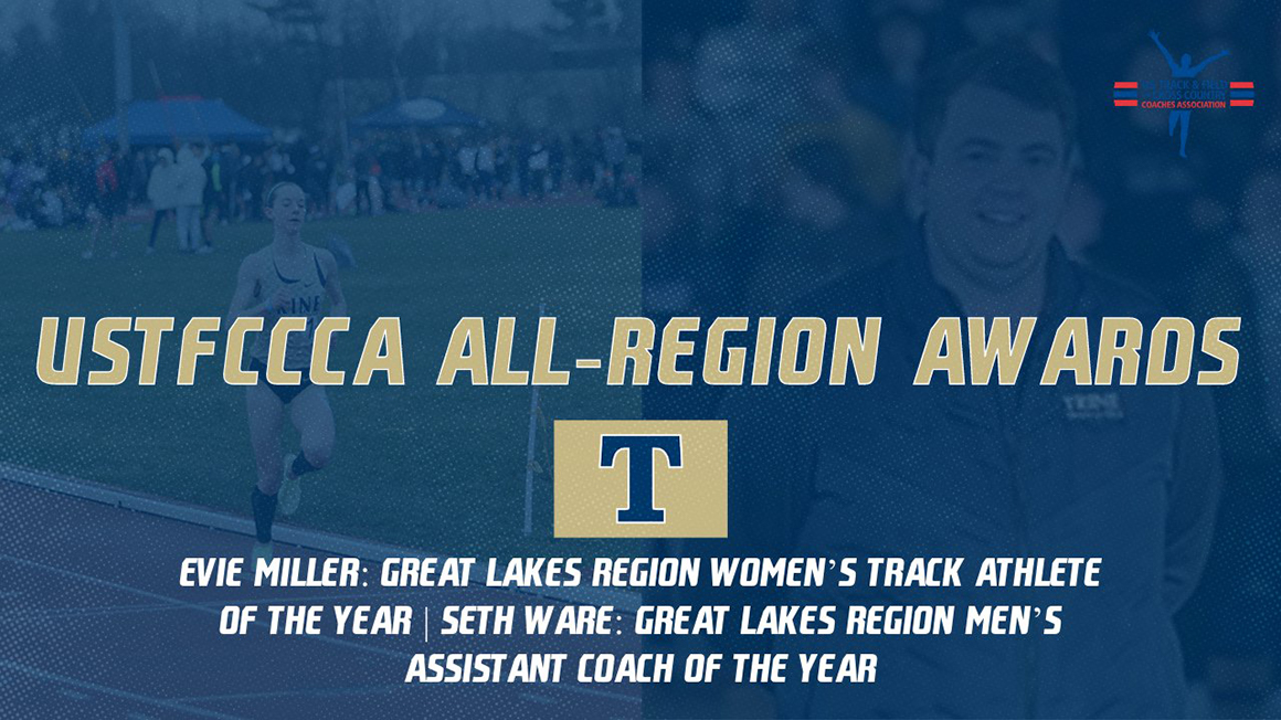 Evie Miller and Coach Seth Ware Receive All-Region Awards from USTFCCCA